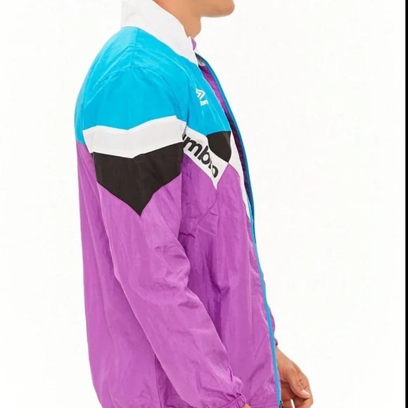 Retro Vintage Umbro Hooded Windbreaker